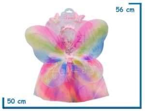 TINY MAGIC SET HADA ALAS ARABESCOS VESTIDO VARITA Y VINCHA
