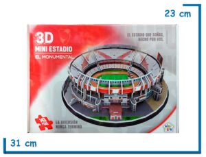 KIDS CLUB 3D MINI ESTADIO EL MONUMENTAL 143 PZS