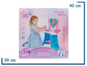 TINY MAGIC MESA DE BELLEZA CON SECADOR Y ACCESORIOS 53CM