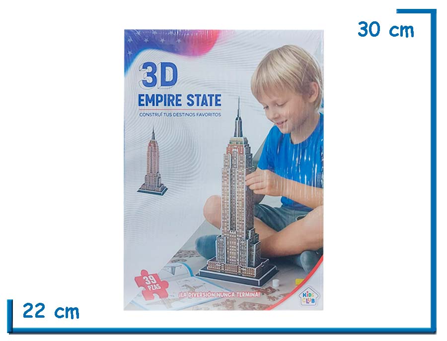 KIDS CLUB PUZZLE 3D EMPIRE STATE 39 PZS