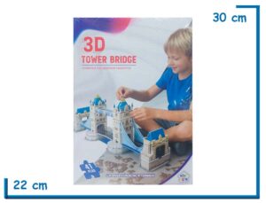 KIDS CLUB PUZZLE 3D TOWER BRIDGE 41 PZS