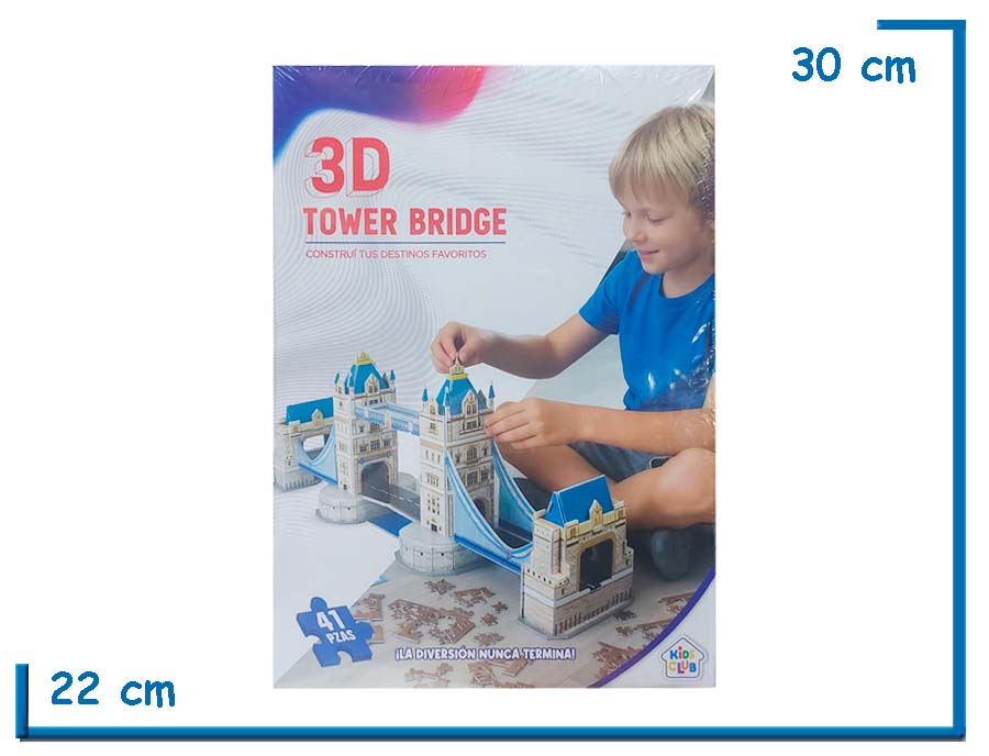 KIDS CLUB PUZZLE 3D TOWER BRIDGE 41 PZS