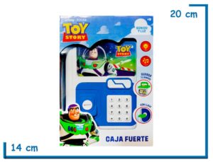 TOY STORY CAJA FUERTE ALCANCIA CON LUZ Y SONIDO