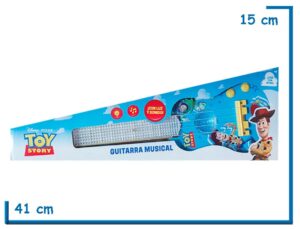 TOY STORY GUITARRA MUSICAL LUZ Y SONIDO