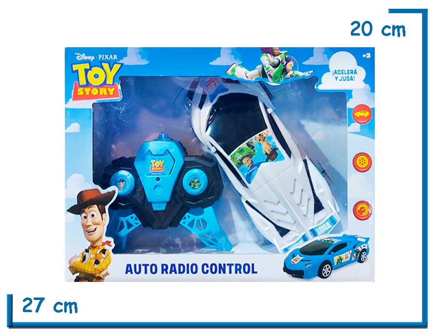 TOY STORY AUTO BLANCO CHICO RC