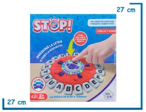 KIDS CLUB STOP TABLERO CON LUZ Y SONIDO JUEGO DE MESA