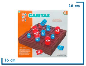 KIDS CLUB TA-TE-TI CARITAS CON TABLERO PORTATIL