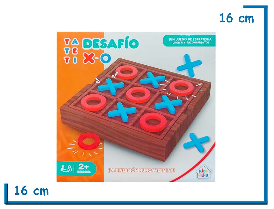 KIDS CLUB DESAFIO TA-TE-TI CON TABLERO PORTATIL