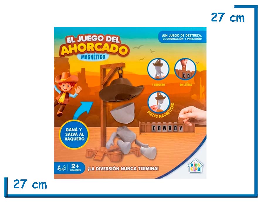 KIDS CLUB EL JUEGO DEL AHORCADO MAGNETICO
