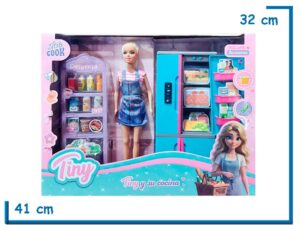 TINY LETS COOK TINY Y SU COCINA CON ACCESORIOS