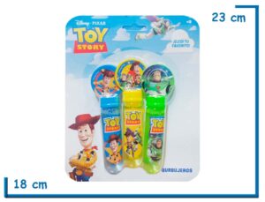 TOY STORY SET X3 BURBUJEROS BUZZ Y WOODY