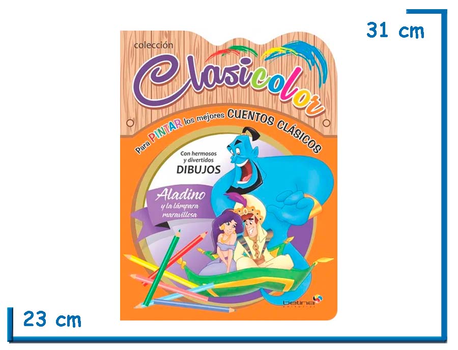 L.ALADINO Y LA LAMPARA MARAVILLOSA COL.CLASICOLOR