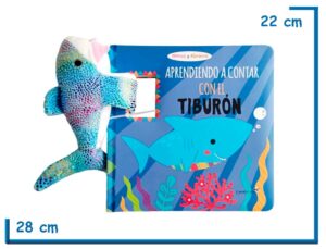 L.APRENDIENDO CONTAR CON EL TIBURON COL.MIMOS Y ABRAZOS CON PELUCHE