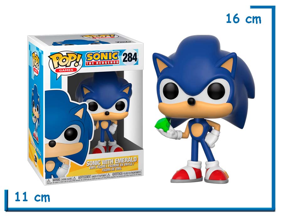 FUNKO POP SONIC WITH EMERALD SONIC THE HEDGEHOG