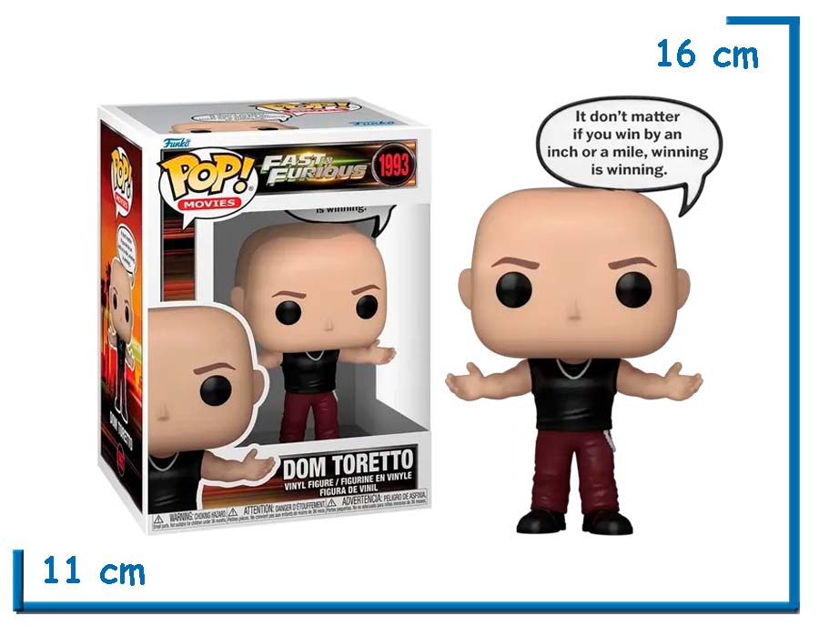FUNKO POP DOM TORETTO FAST & FURIOUS
