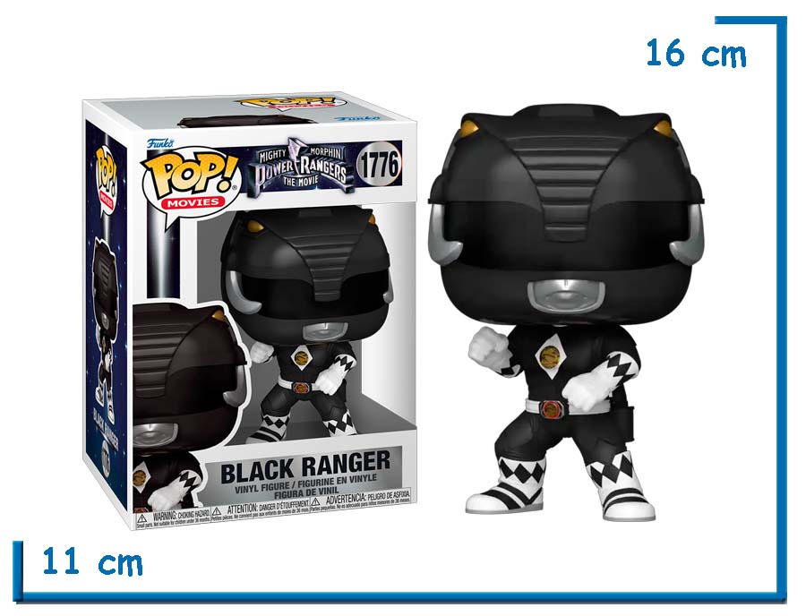 FUNKO POP BLACK RANGER POWER RANGERS MOVIE