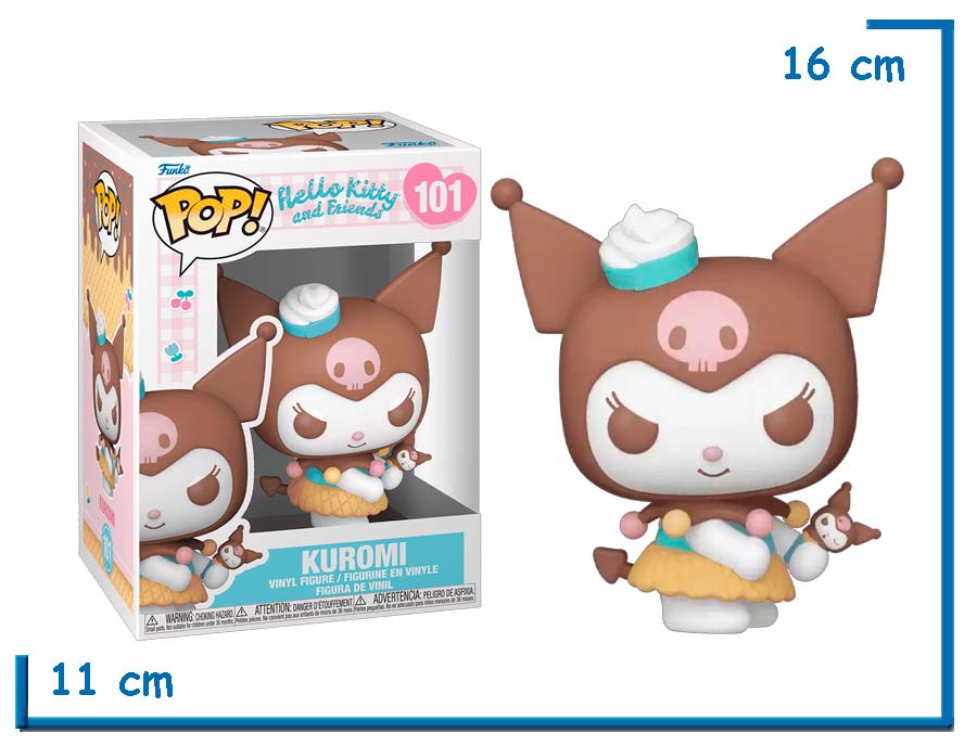 FUNKO POP KUROMI ICE CREAM HELLO KITTY AND FRIENDS