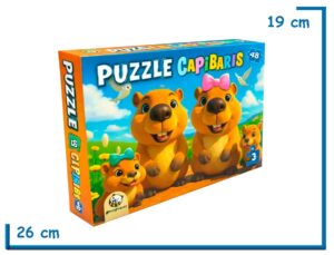 PUZZLE X48 PZS CAPIBARAS