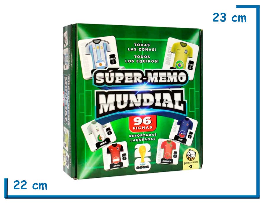 SUPER-MEMO MUNDIAL 96 FICHAS