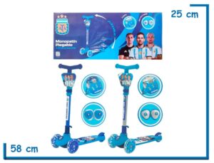 SELECCION ARGENTINA MONOPATIN 3 RUEDAS PLEGABLE CON PROTECCION SURT