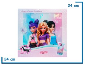 TINY MAKE UP ROCK N ROLL 81 SOMBRAS CON ESPEJO