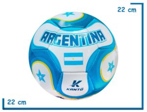 PELOTA DE CUERO N§5 TRIANGULO BLANCO SELECCION ARGENTINA