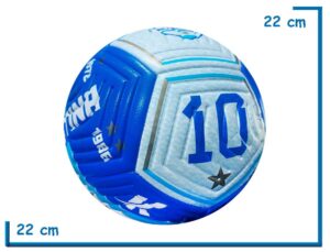 PELOTA DE CUERO N§5 REFORZADA AZUL Y BLANCA SELECCION ARGENTINA