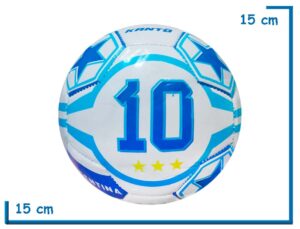 PELOTA DE CUERO N§2 CIRCULO BLANCO SELECCION ARGENTINA