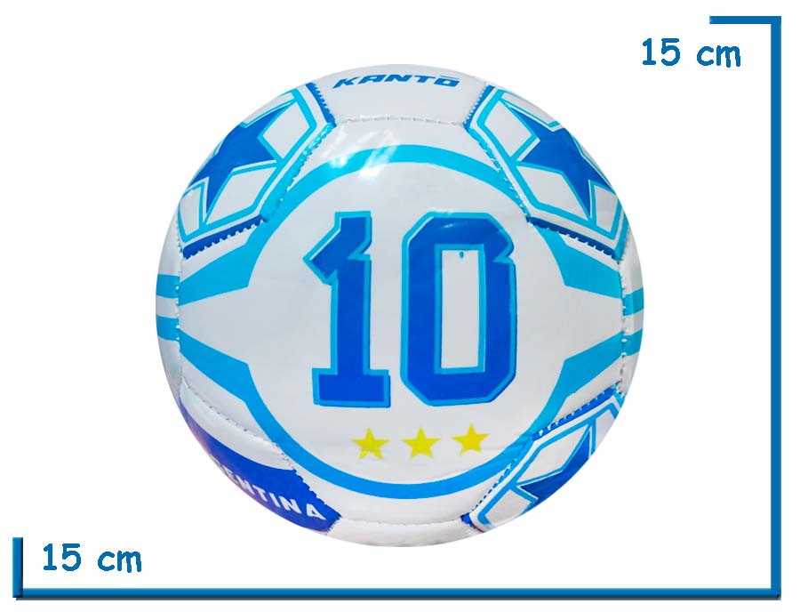 PELOTA DE CUERO N§2 CIRCULO BLANCO SELECCION ARGENTINA