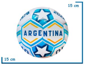 PELOTA DE CUERO N§2 ESTRELLAS BLANCA SELECCION ARGENTINA