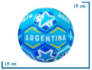 PELOTA DE CUERO N§2 ESTRELLAS CELESTE SELECCION ARGENTINA