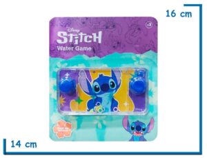 STITCH JUEGO DE AGUA AROS LOCOS 2 COLORES EN BLISTER