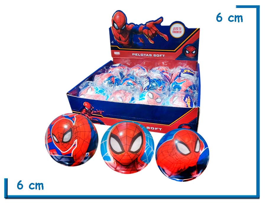 SPIDER-MAN PELOTA ANTIESTRES 3 MODELOS SURTIDA