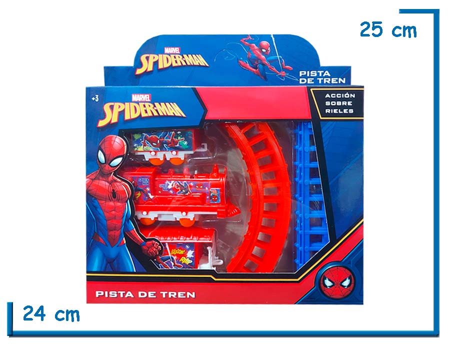 SPIDER-MAN PISTA DE TREN A PILA