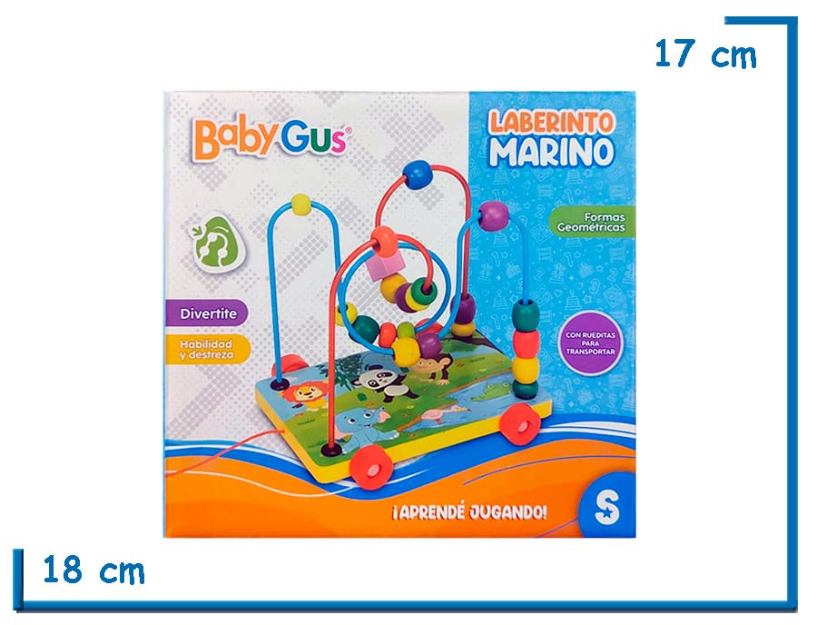 BABY GUS LABERINTO MARINO PRONO DE MADERA