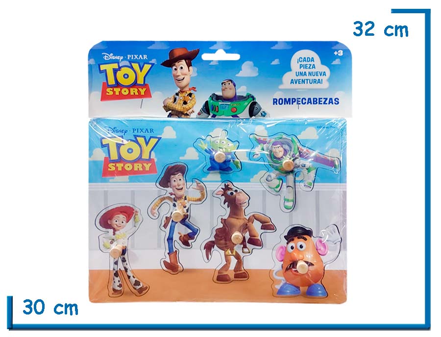 TOY STORY ENCASTRE DE MADERA CON AGARRE