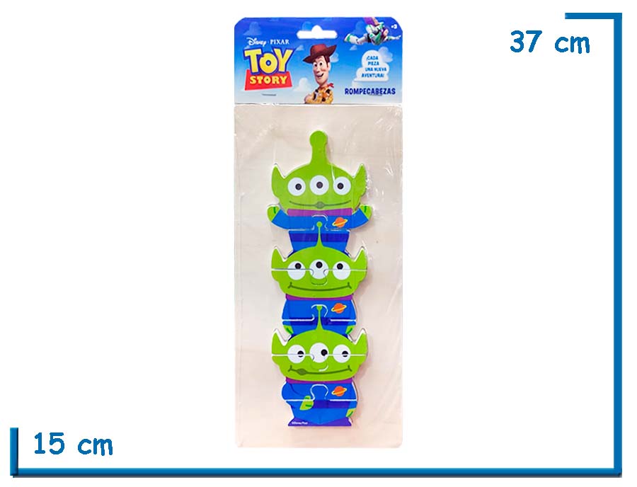 TOY STORY ALIENS ENCASTRE DE MADERA