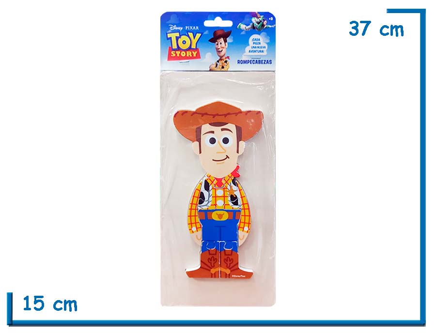TOY STORY WOODY ENCASTRE DE MADERA
