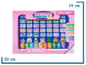 KIDS CLUB TABLET ROSA CHICA COMPUTADORA DIDACTICA