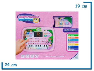 KIDS CLUB COMPUTADORA DIDACTICA ROSA CON PIANITO