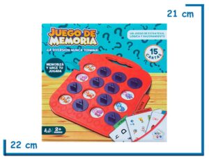 KIDS CLUB JUEGO DE MEMORIA GRANDE CON 15 CARTAS