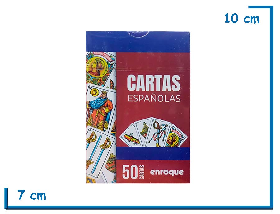 ENROQUE CARTAS ESPA¥OLAS X50