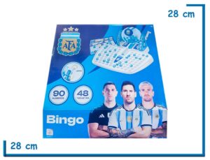 SELECCION ARGENTINA BINGO BOLILLERO BLANCO