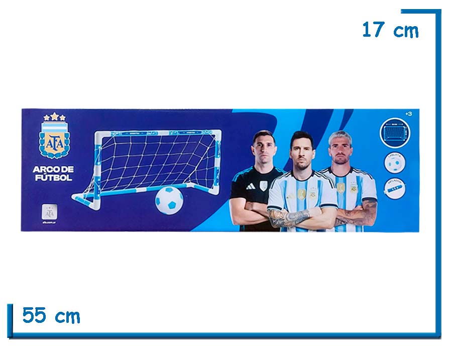 SELECCION ARGENTINA ARCO 92 X 61CM CON PELOTA E INFLADOR
