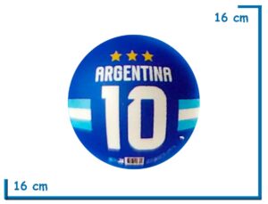 PELOTA PVC Nø4 AZUL 10 ARGENTINA SELECCION ARGENTINA