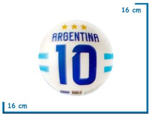PELOTA PVC Nø4 BLANCA 10 ARGENTINA SELECCION ARGENTINA
