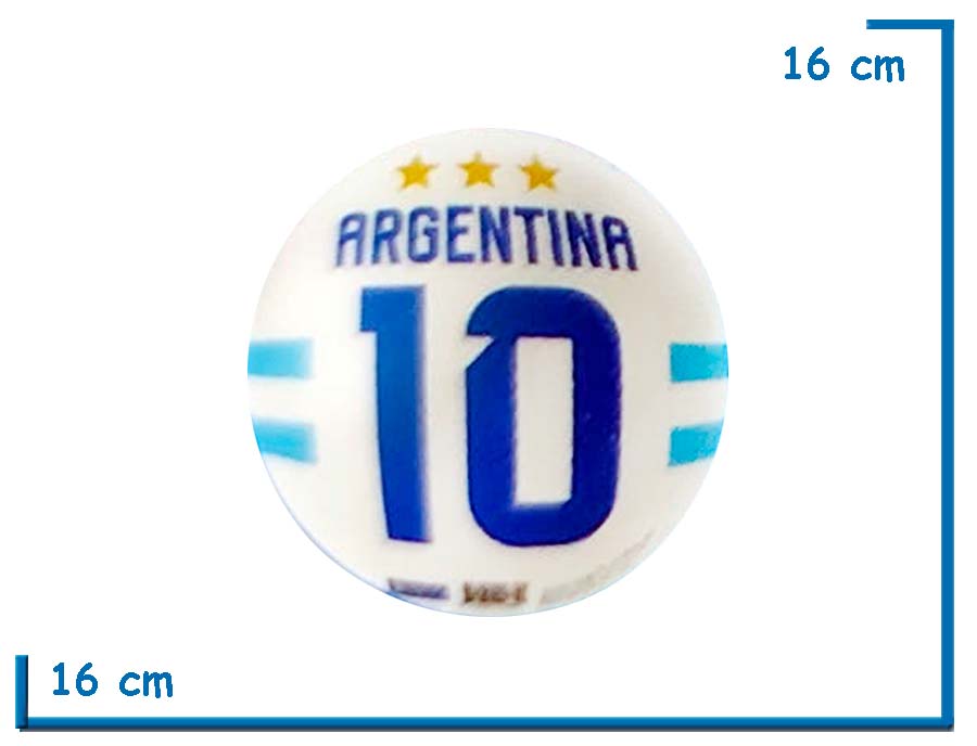 PELOTA PVC Nø4 BLANCA 10 ARGENTINA SELECCION ARGENTINA