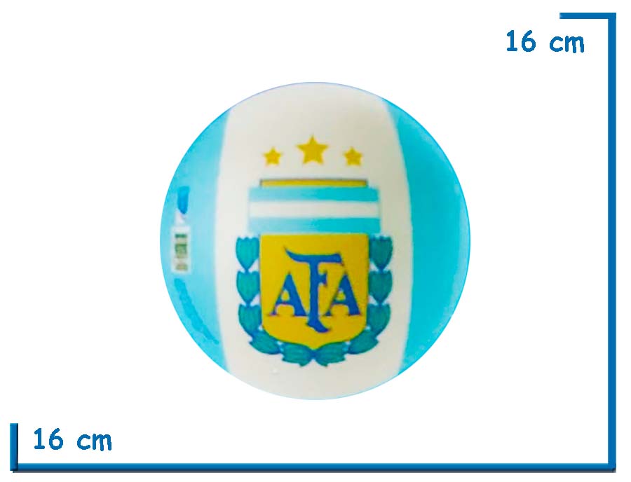 PELOTA PVC Nø4 ESCUDO SELECCION ARGENTINA