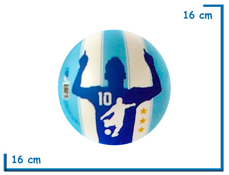 PELOTA PVC Nø4 MESSI SILUETA SELECCION ARGENTINA