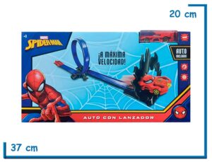 SPIDER-MAN AUTO CON LANZADOR GIRO 360
